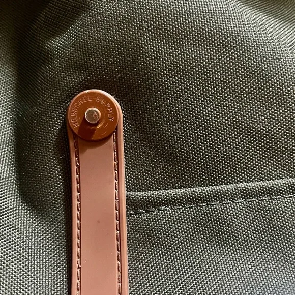 Herschel Supply Company Olive and Pink Salmon Backpack - Picture 8 of 16